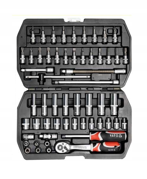 

Zestaw Kluczy Nasadowych 1/4 Komplet 56SZT YATo