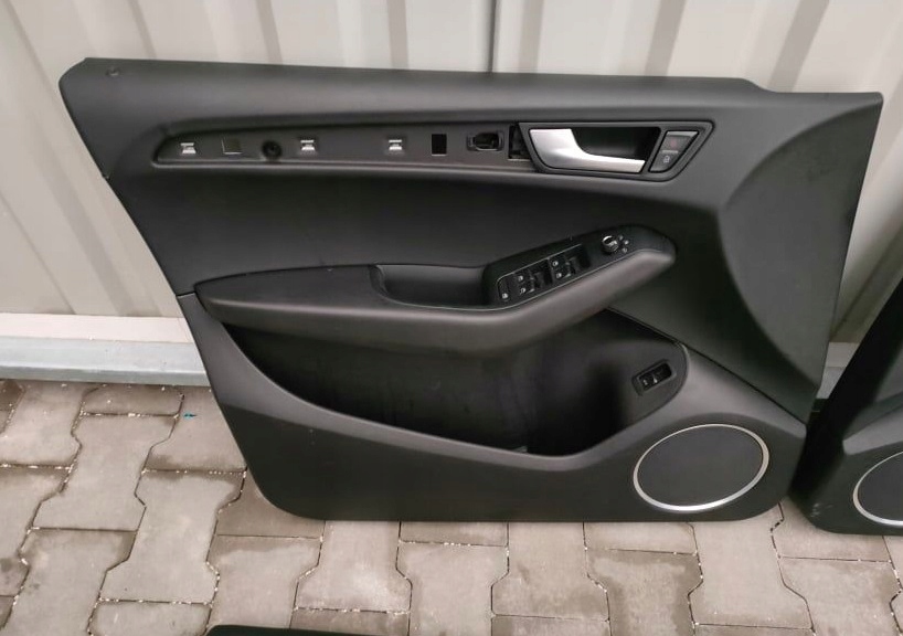 AUDI Q5 8R BOCZEK TAPICERKA DRZWI LEWY PRZÓD SKÓRA
