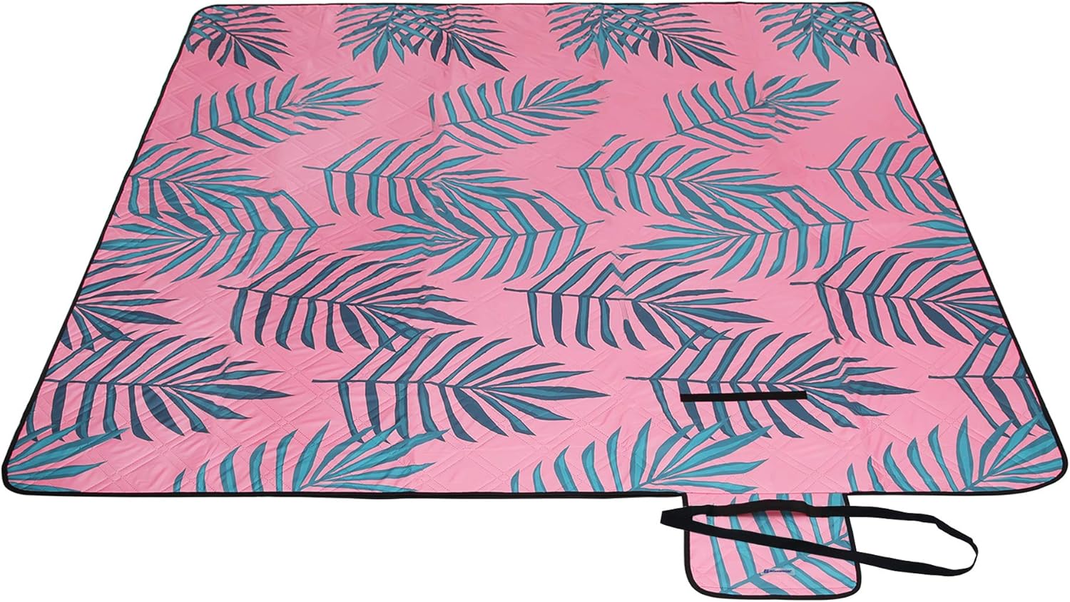 Pikniková deka 200 x 200 cm, 4-vrstvá, voděodolná, skládací