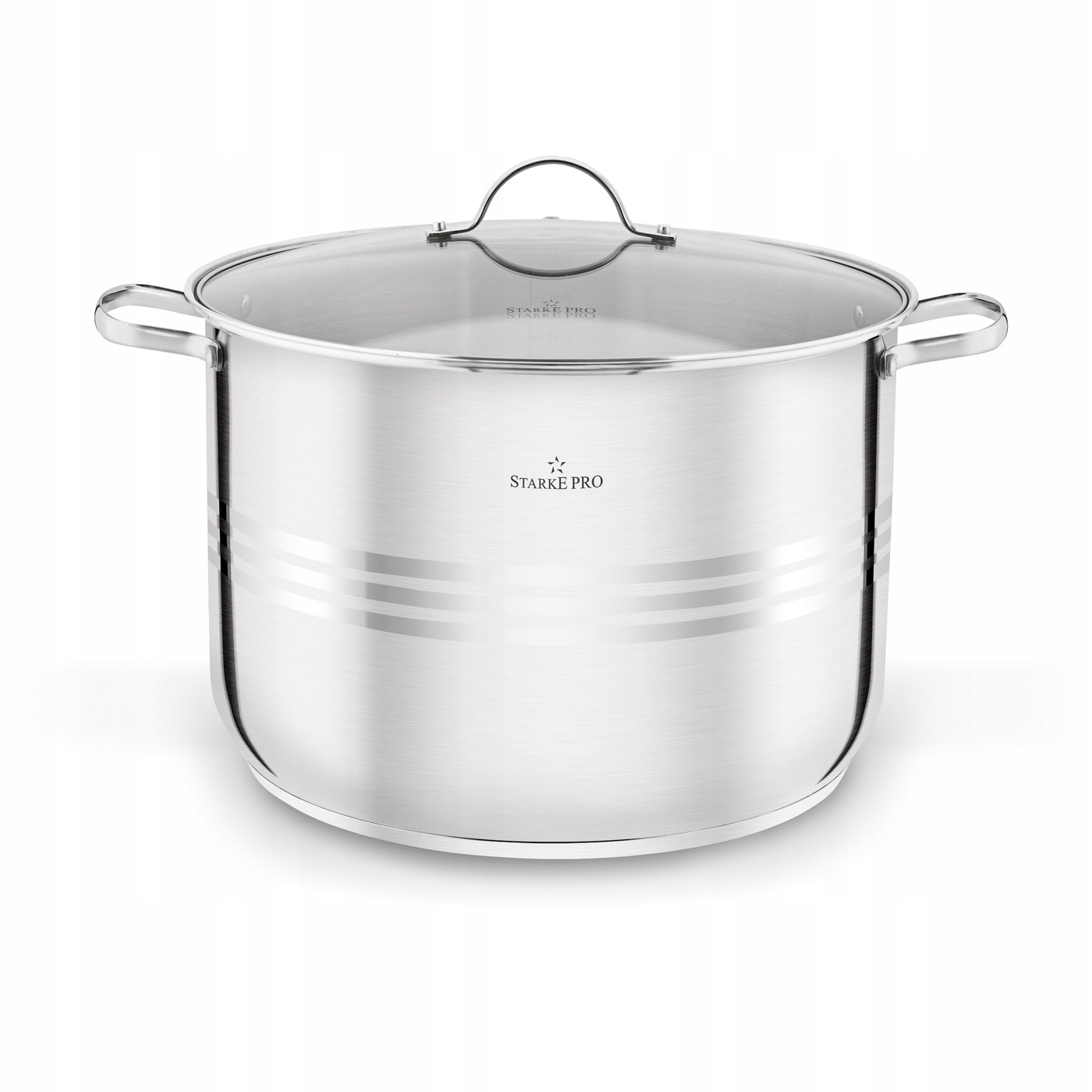 Garnek Indukcja Stalowy Solidny Duży Stalowy Starke Pro Barcelo 10 L 26cm