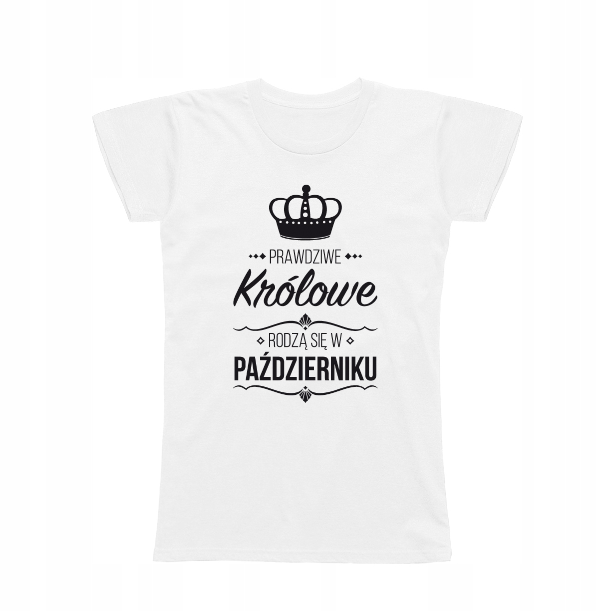 

XL - Koszulka T-shirt Październik Królowe Urodziny