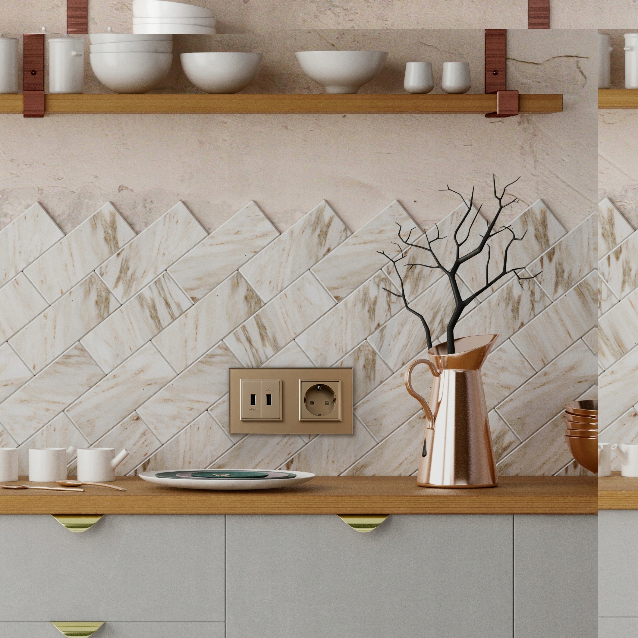 VL-RMT-04 Pilot do włączników dotykowych LIVOLO Rodzaj produktu wylącznik potrójny