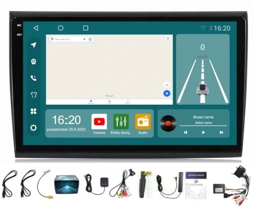 Rádio Navigace Fiat Bravo 2007-2012 Carplay Android Auto 8/256GB Sim