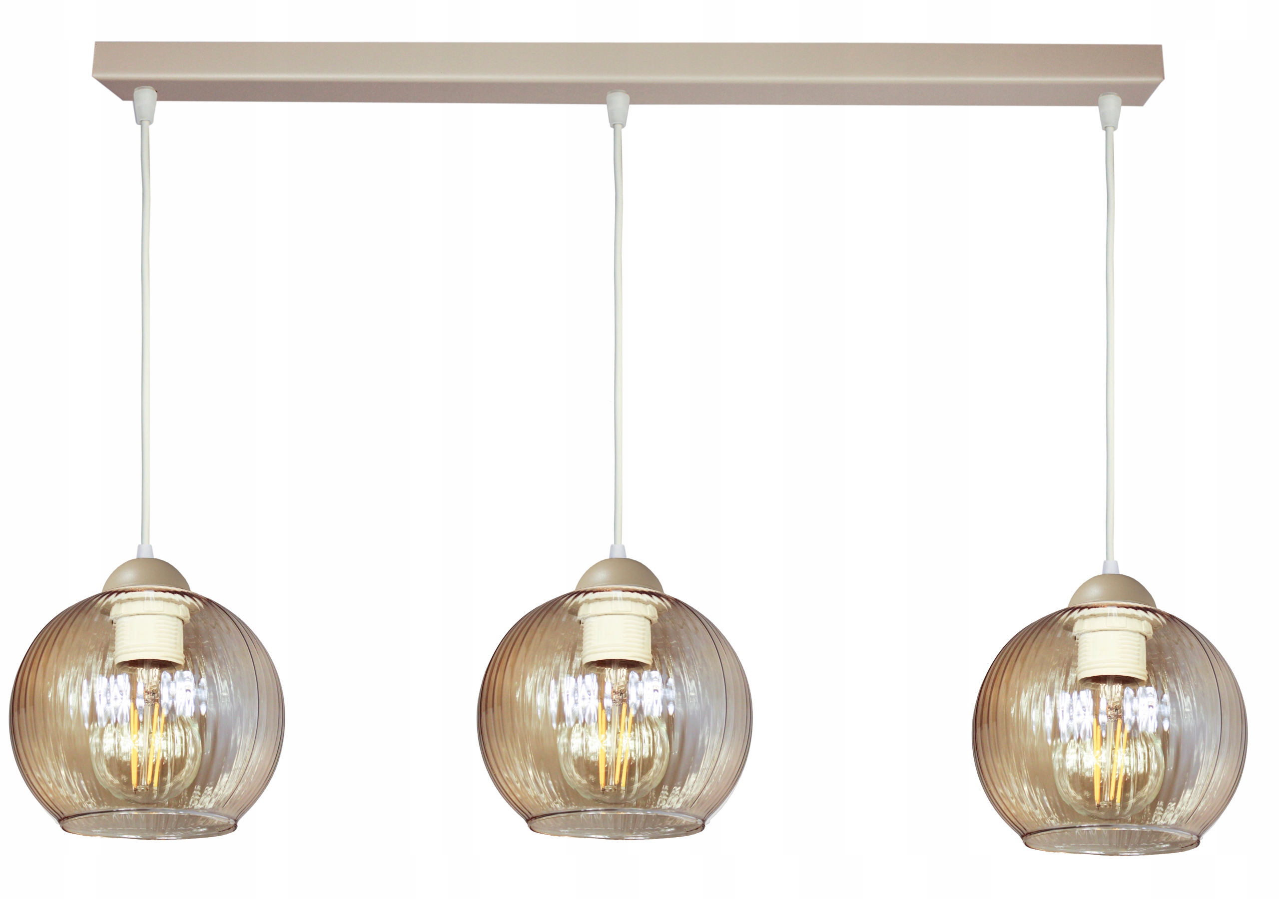 Lustrová závěsná stropní lampa nad stůl Glass stropní lampa do obývacího pokoje