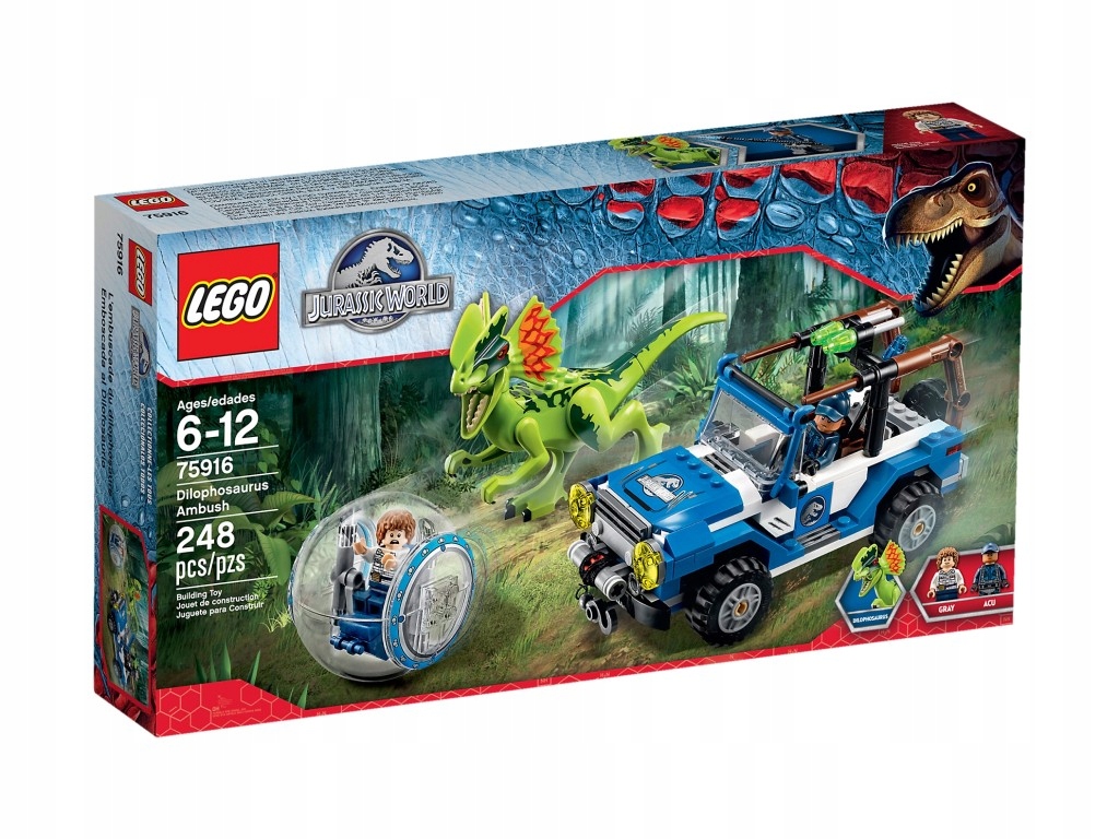 Lego Jurský svět 75916 Přepadení dilofozaura Nové