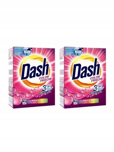 2x Prací prášek Dash Color Frische 40 praní 2,6 kg