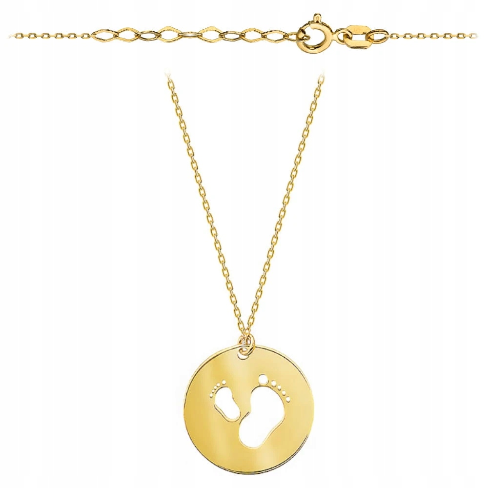 Řetízek Celebrity Zlaté Patky 585 Pro Maminku Narození Dítěte Gravírování