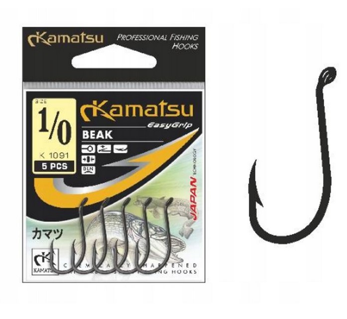 Kamatsu Haczyk sumowy z oczkiem Beak 10 Blno 10szt