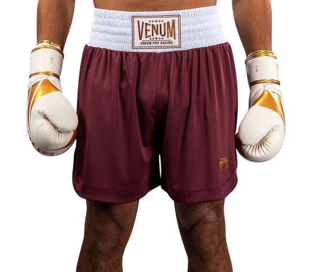 Venum Kraťasy kraťasy Classic Boxing Shorts Burgundy M