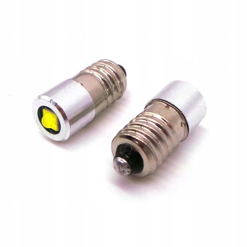 

żarówka Led E10 4-24V Cree biała mocna