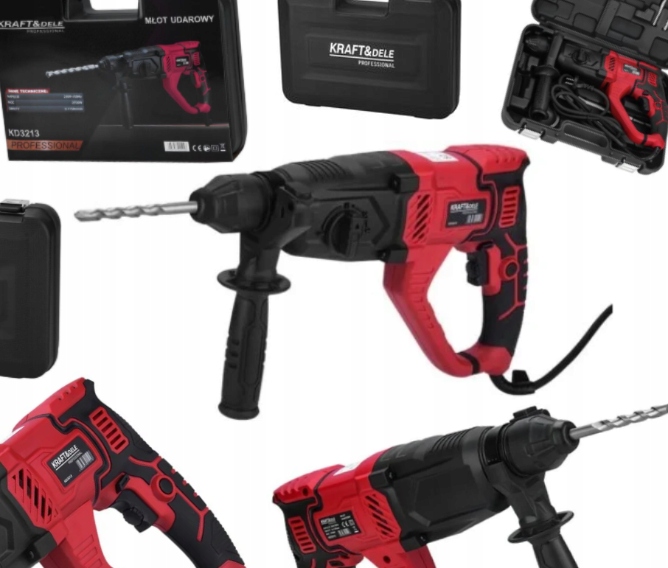 Elektrické Příklepové Kladivo 2700W Sds-plus Sds+ Kraft&dele