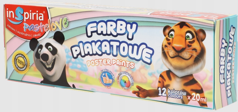 

Inspiria Farby Plakatowe 20ML pastelowe