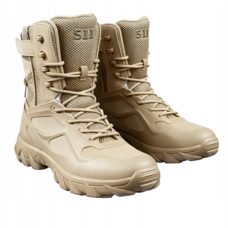 Taktické Vojenské, Voděodolné Trekové Kožené Boty