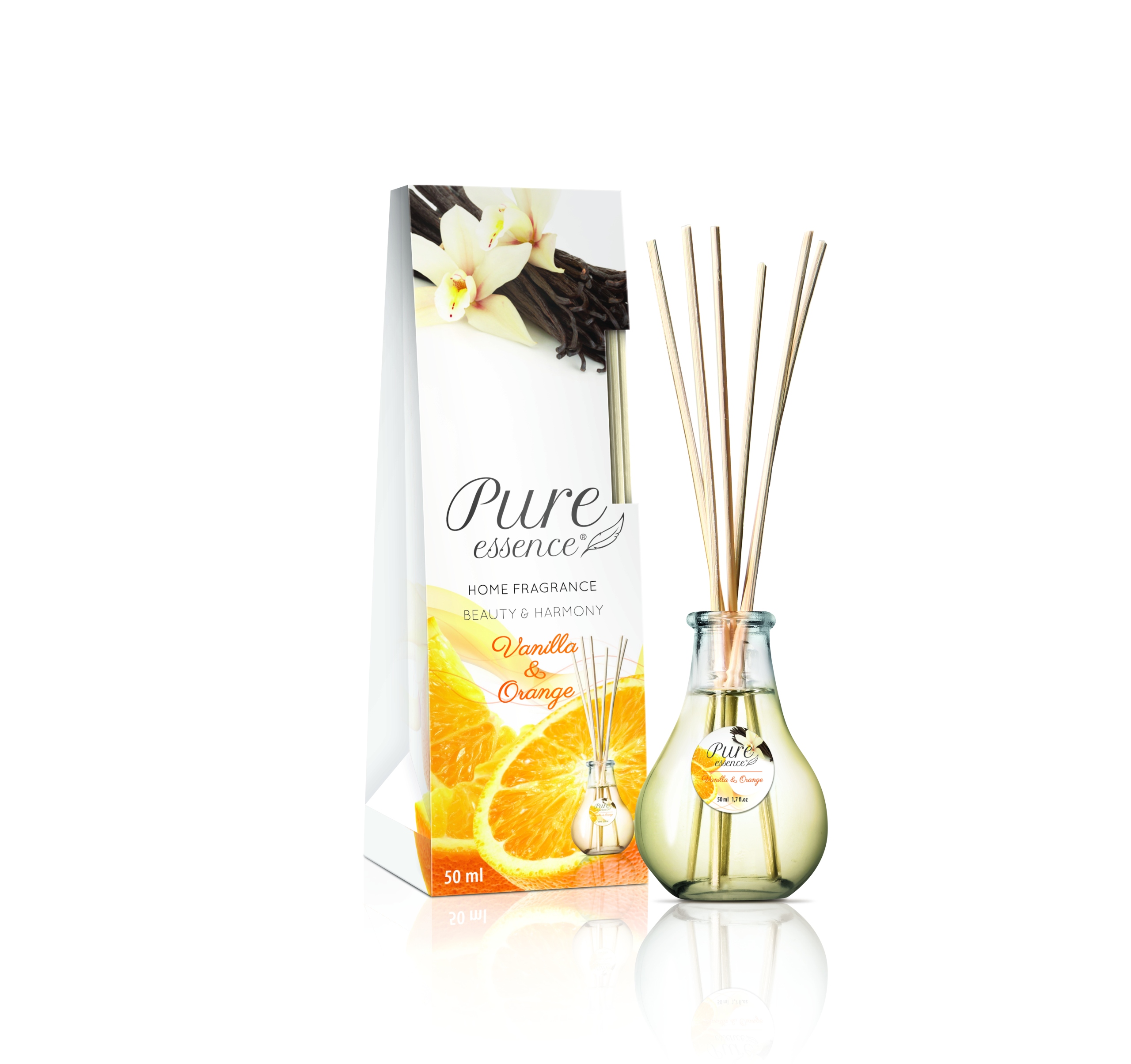 PURE ESSENCE DYFUZOR ZAPACHOWY WANILIA POMARAŃCZA