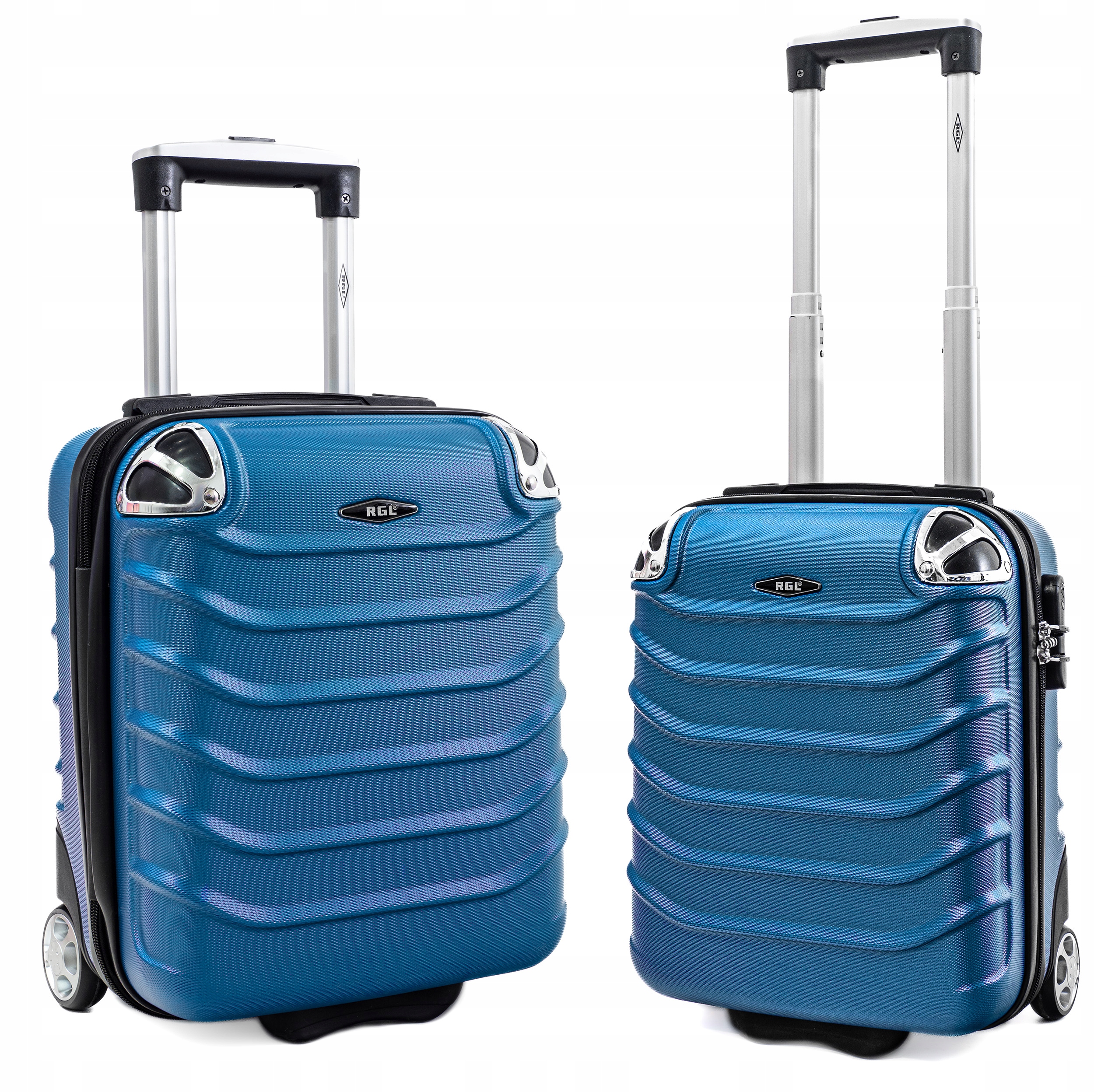 НЕБОЛЬШОЙ ЧЕМОДАН ДЛЯ ПУТЕШЕСТВИЙ, РУЧНАЯ КЛАДЬ 40X30X20 RGL, СУМКА НА КОЛЕСИКАХ ИЗ АБС-ПЛАСТИКА