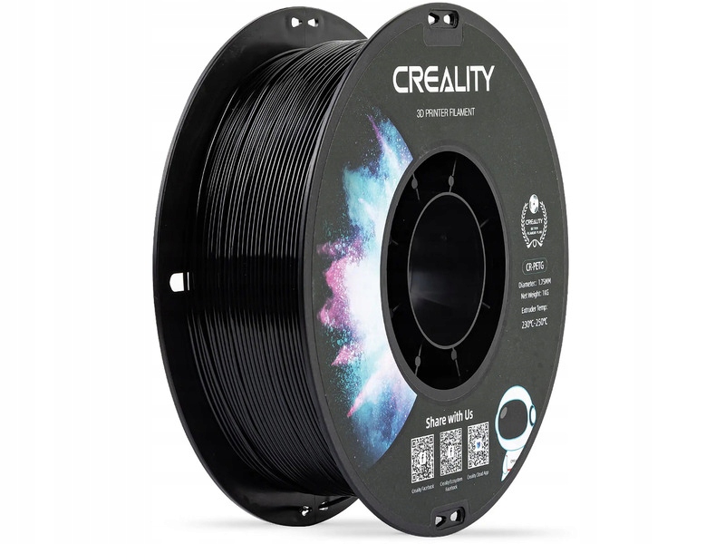 Filament PETG Creality 1,75 mm 1000 g czarny