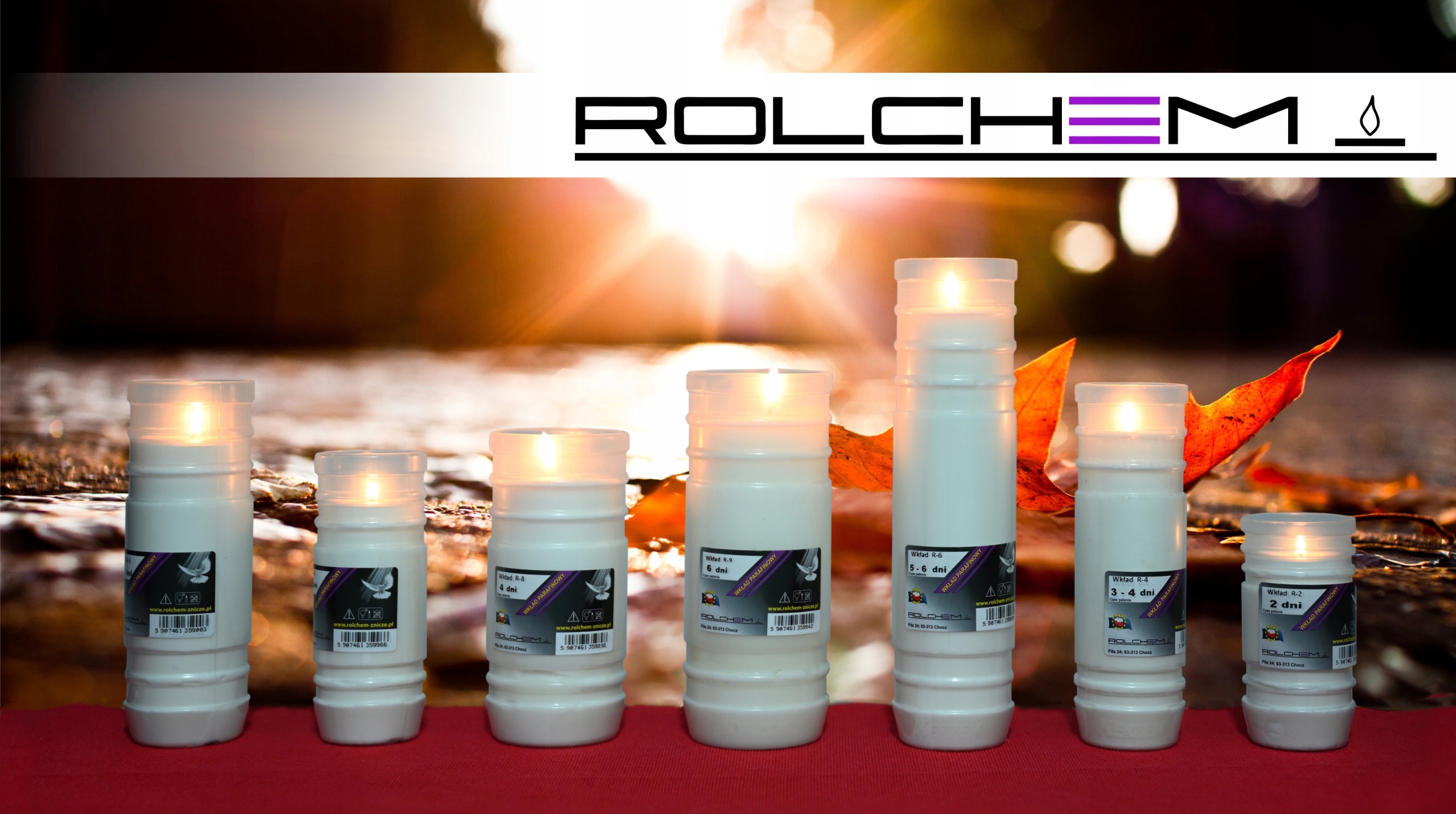 Wkłady parafinowe Rolchem R5, 20 szt. 5 dni 120h Rodzaj parafinowy