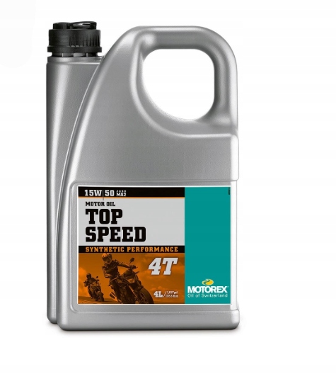 

Motorex olej silnikowy Top Speed 4T 15W50 Synt. 4L