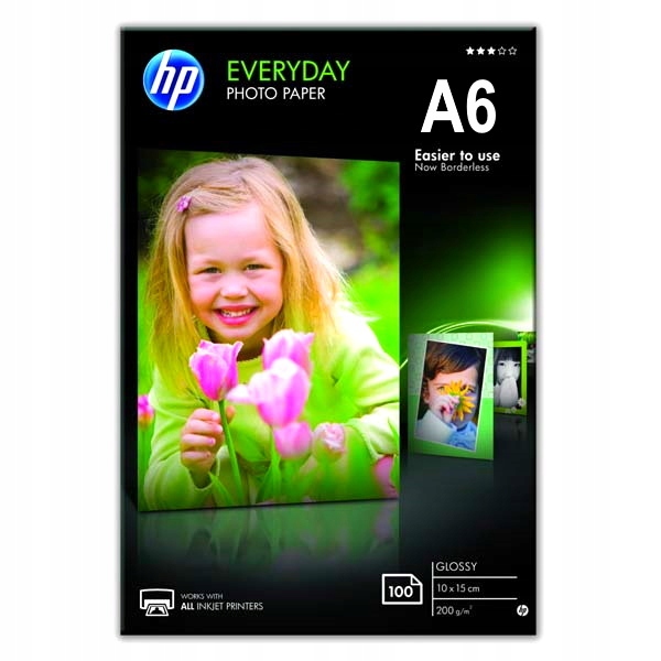 

Papier Fotograficzny Połysk Hp 100 sztuk A6 200g