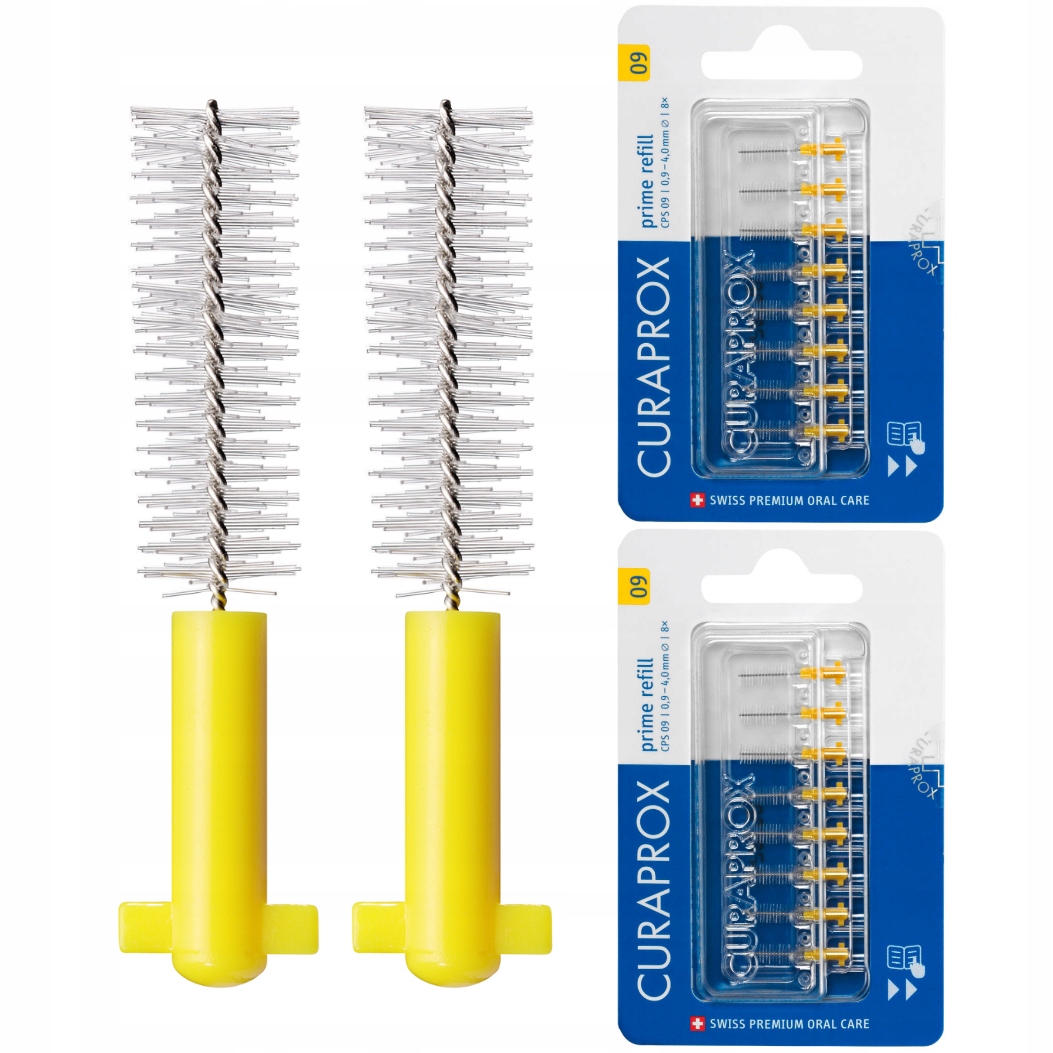 Szczoteczki Międzyzębowe Curaprox Cps 09 Prime Refill Czyściki x8 2szt.