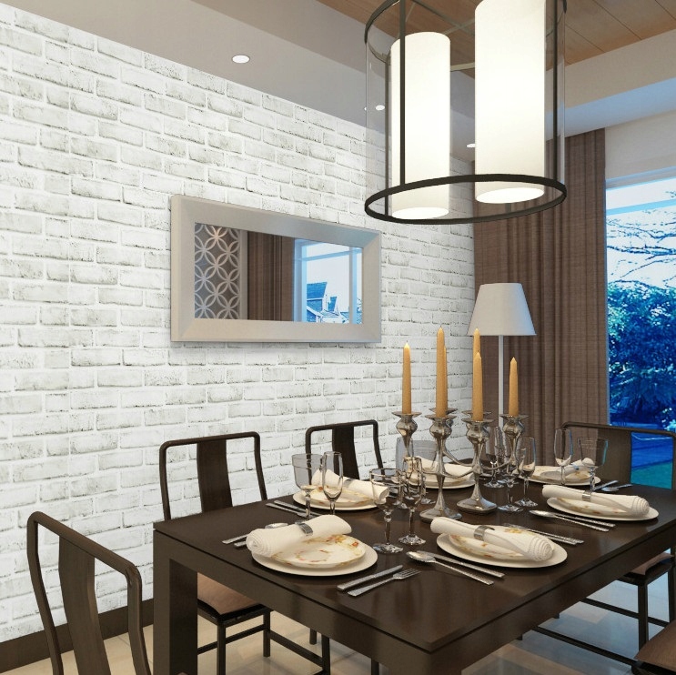 TAPETA SAMOPRZYLEPNA SZARA CEGŁA BIAŁA FUGA T06 Marka inna