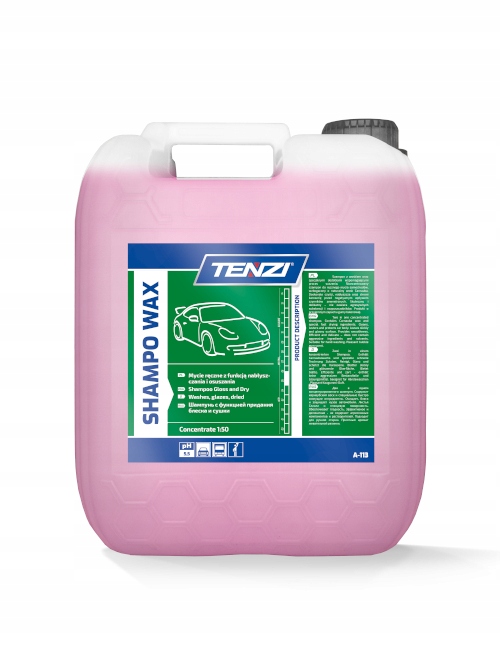 Tenzi Shampo Wax 5 L -Szampon samochodowy z woskiem Carnauba