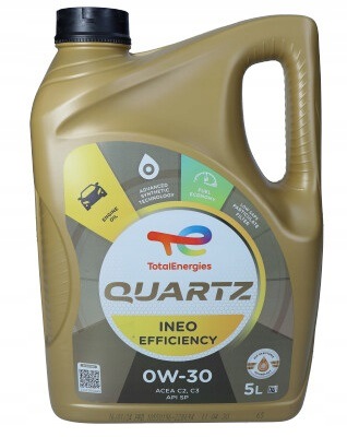 Total Olej Quartz 0W30 5 L Ineo Efficiency C2/C3 Sp LL19 Fe LL-12 Fe