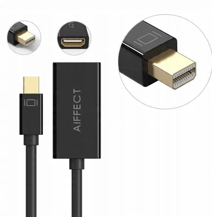 

Aiffect Adapter Hdmi mini DisplayPort Ultra 4K