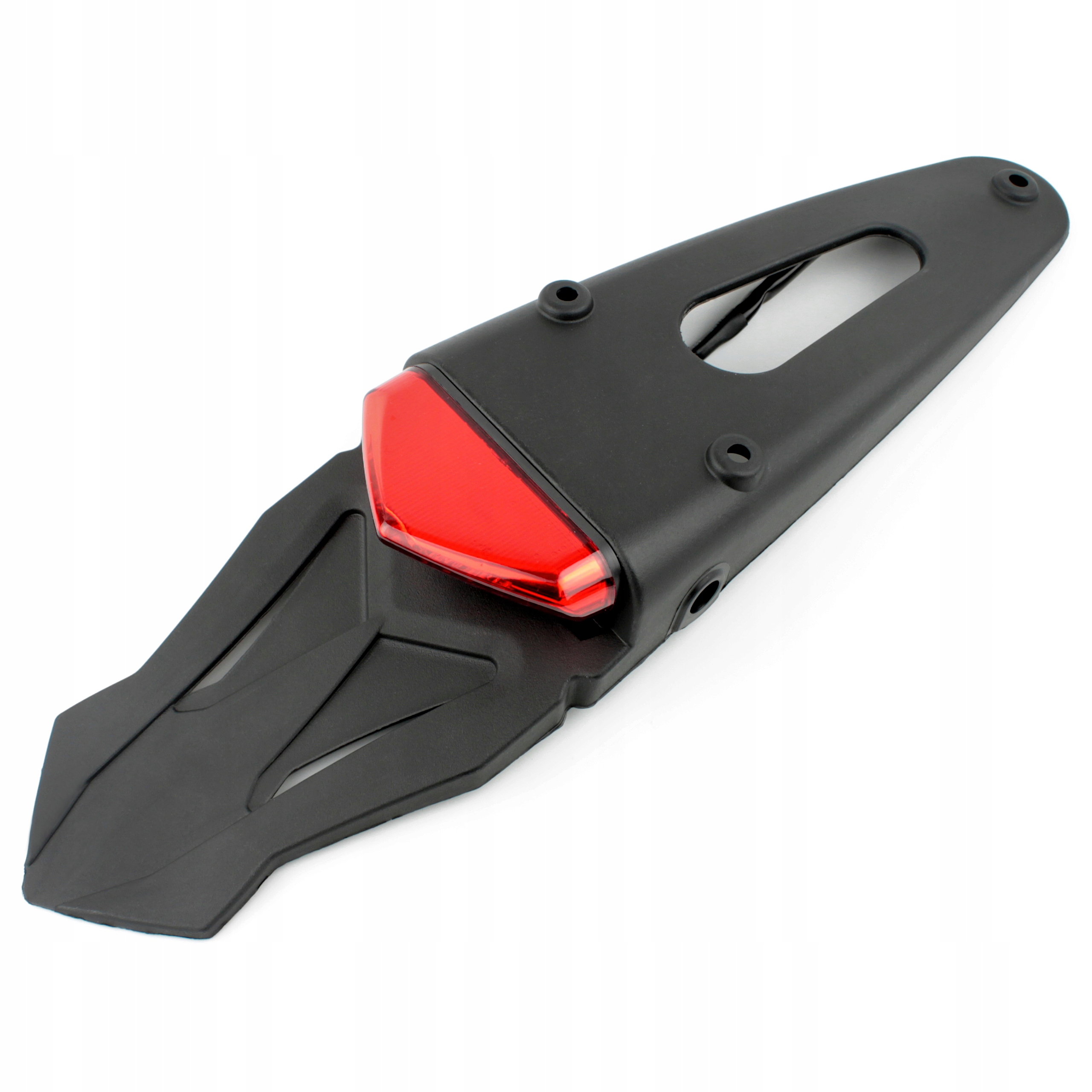 LAMPA TYLNA LED Z BŁOTNIKIEM CZERWONA HOMOLOGACJA