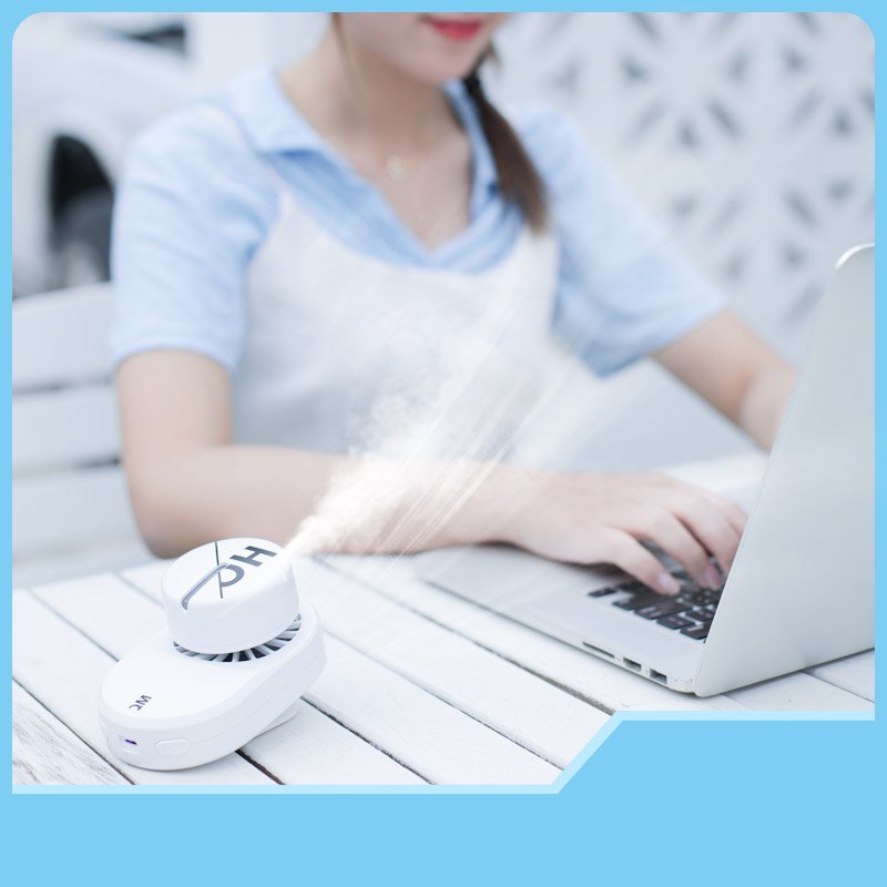 WENTYLATOR WIATRAK MINI WIATRACZEK RĘCZNY PODRÓŻNY MGIEŁKA USB VITAMMY Kod producenta TOW016953