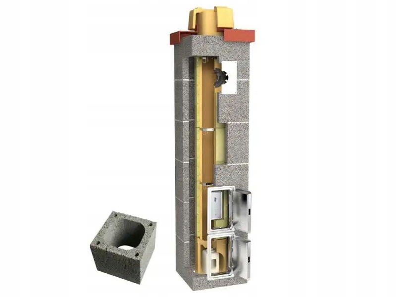 Keramický plynový komín Plewa Uni Las Plus 20/20 10 m