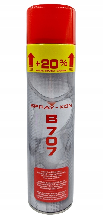 

Klej kontaktowy Spray-kon B707 600 ml