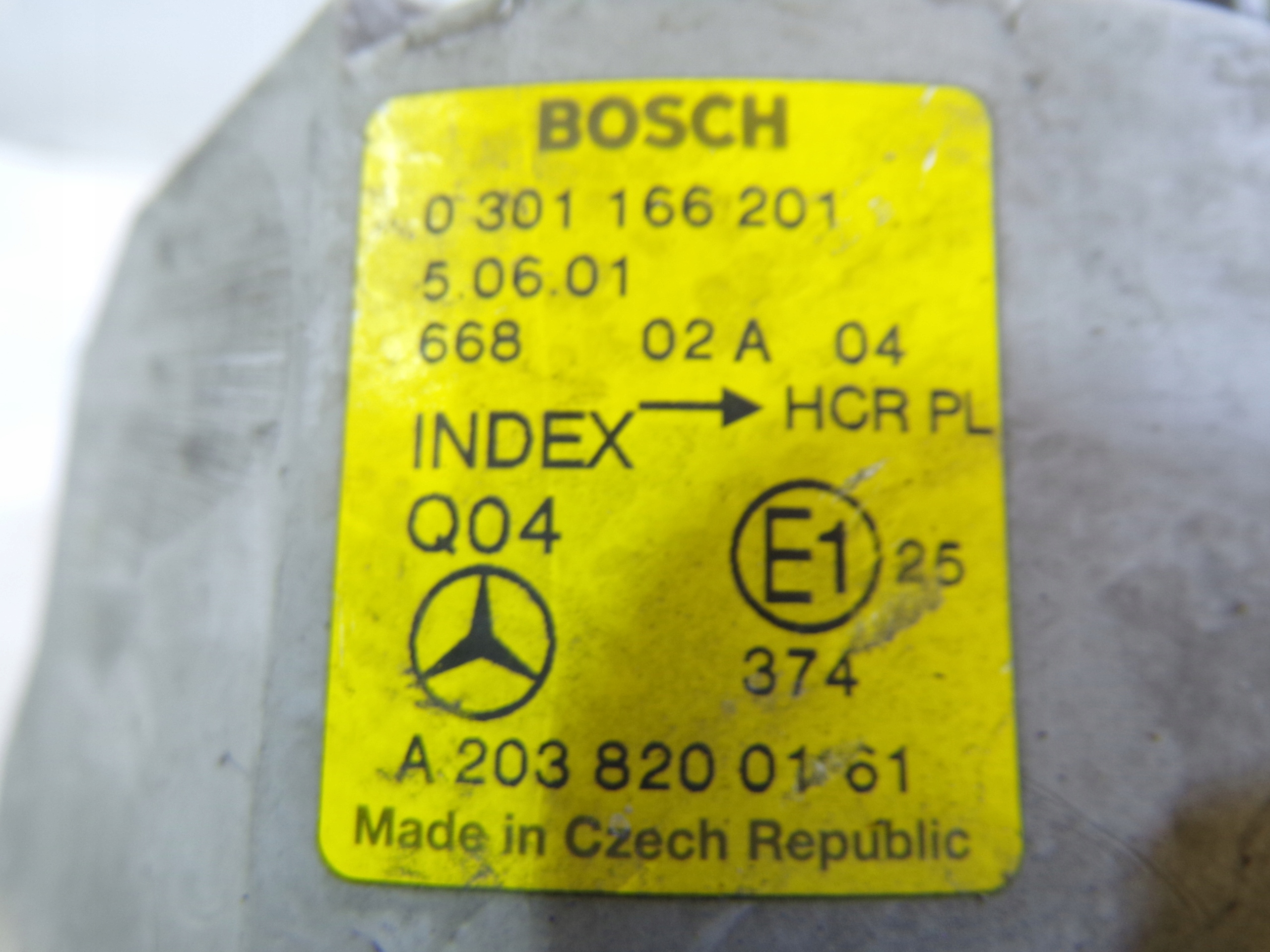 light front front left MERCEDES W203 (1)