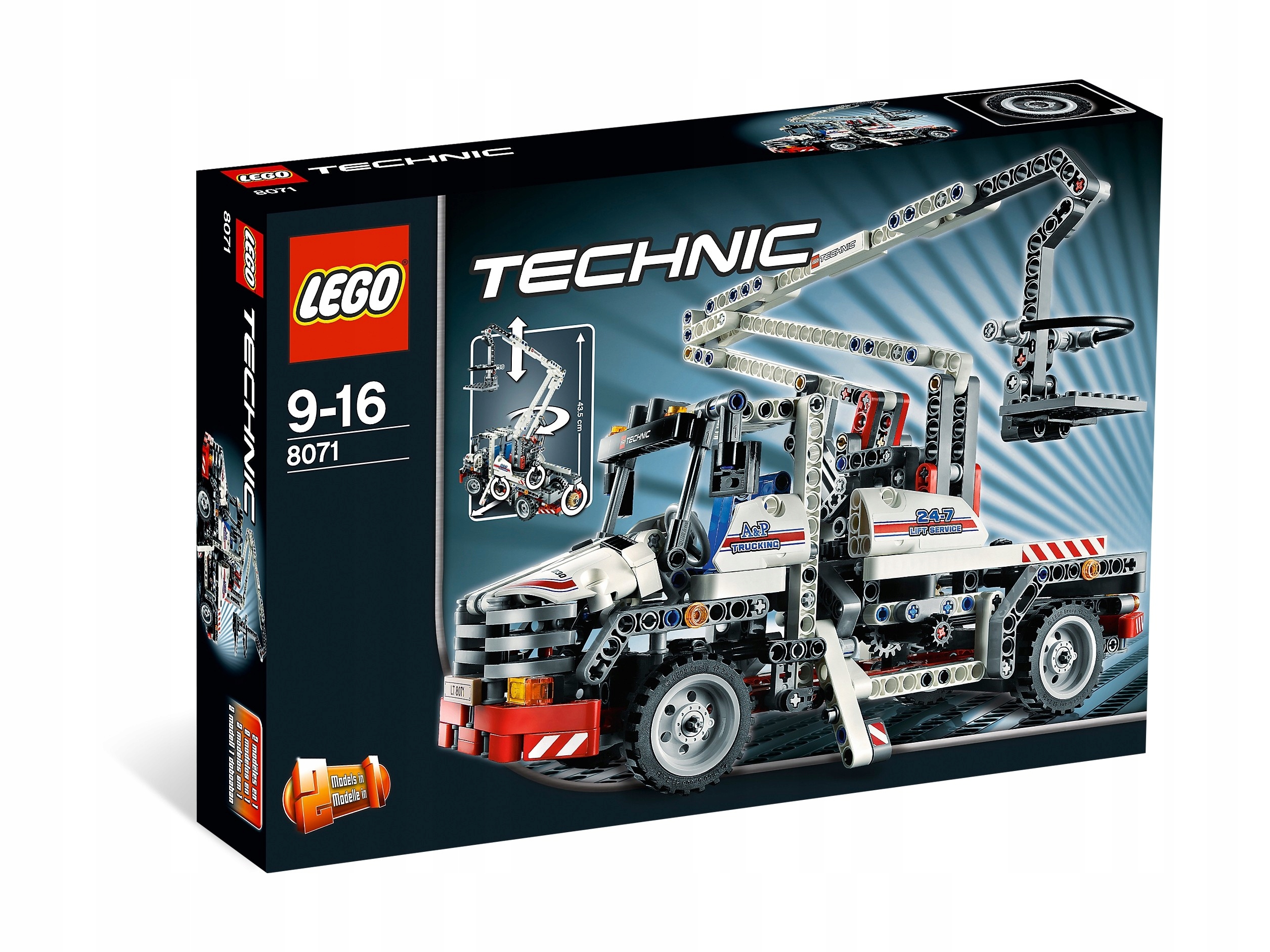 Lego Technic 8071 Nákladní auto s přenosnou skříňkou Nové