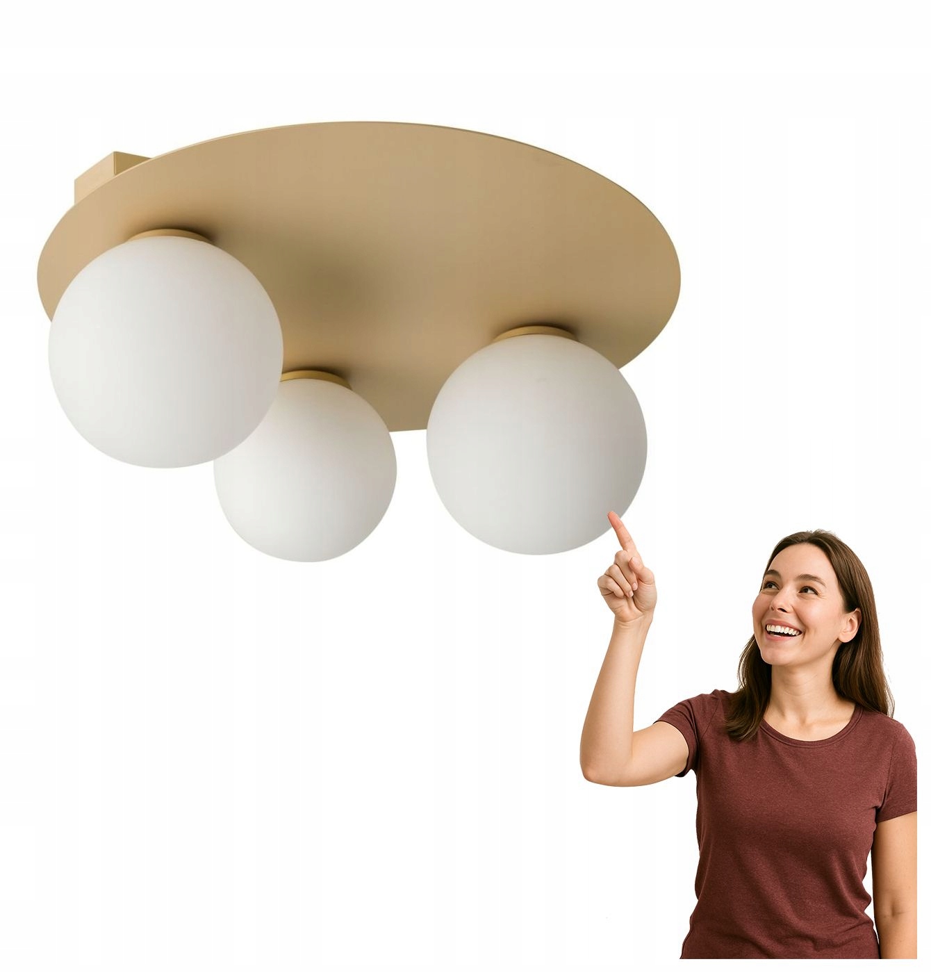 Stropná lampa Argon 3 33271 Sigma Lighting