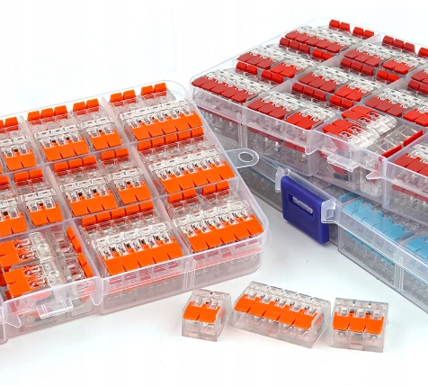 Kabelové Rychlospojky Qba+ Rychlospojky typ Vago Organizer 76 ks Orange