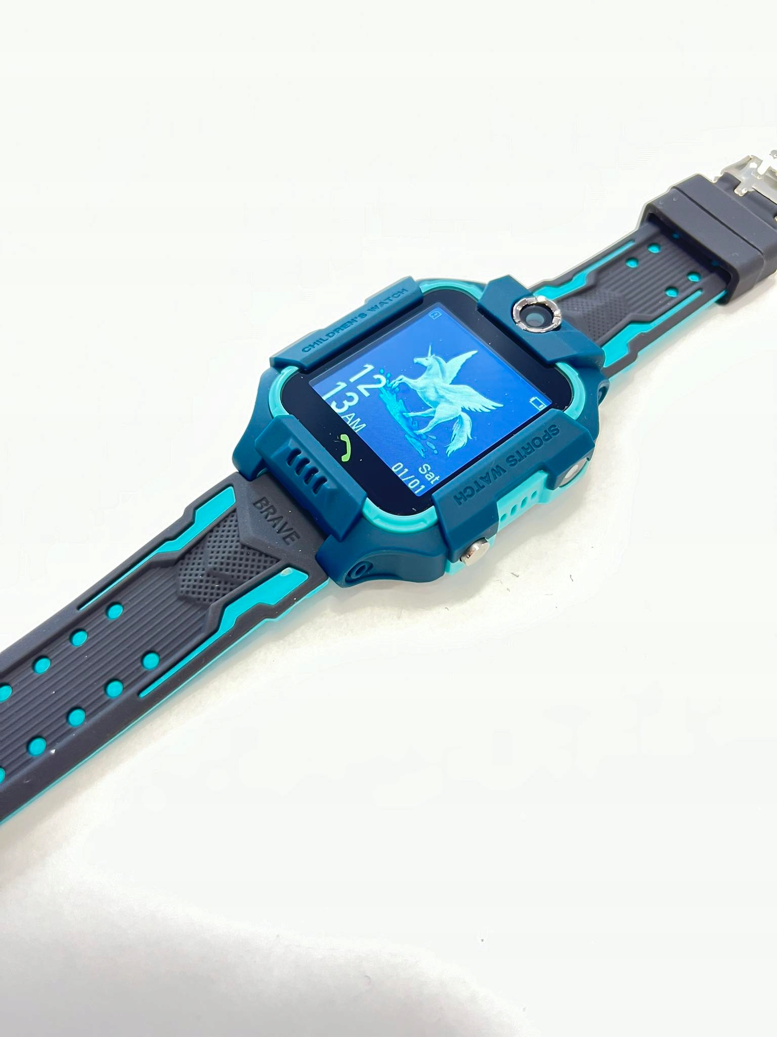 Smartwatch lokalizator GPS PTHTECHUS odcienie niebieskiego 14D313 Marka inna marka