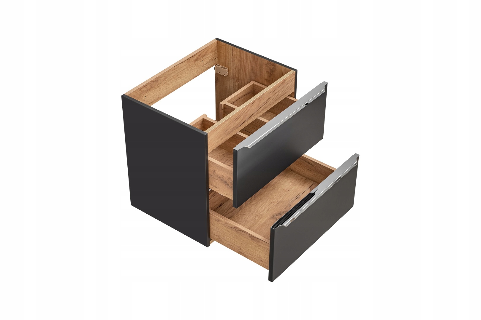 CZARNA Szafka Łazienkowa pod Umywalkę Szuflady 60 Marka inna