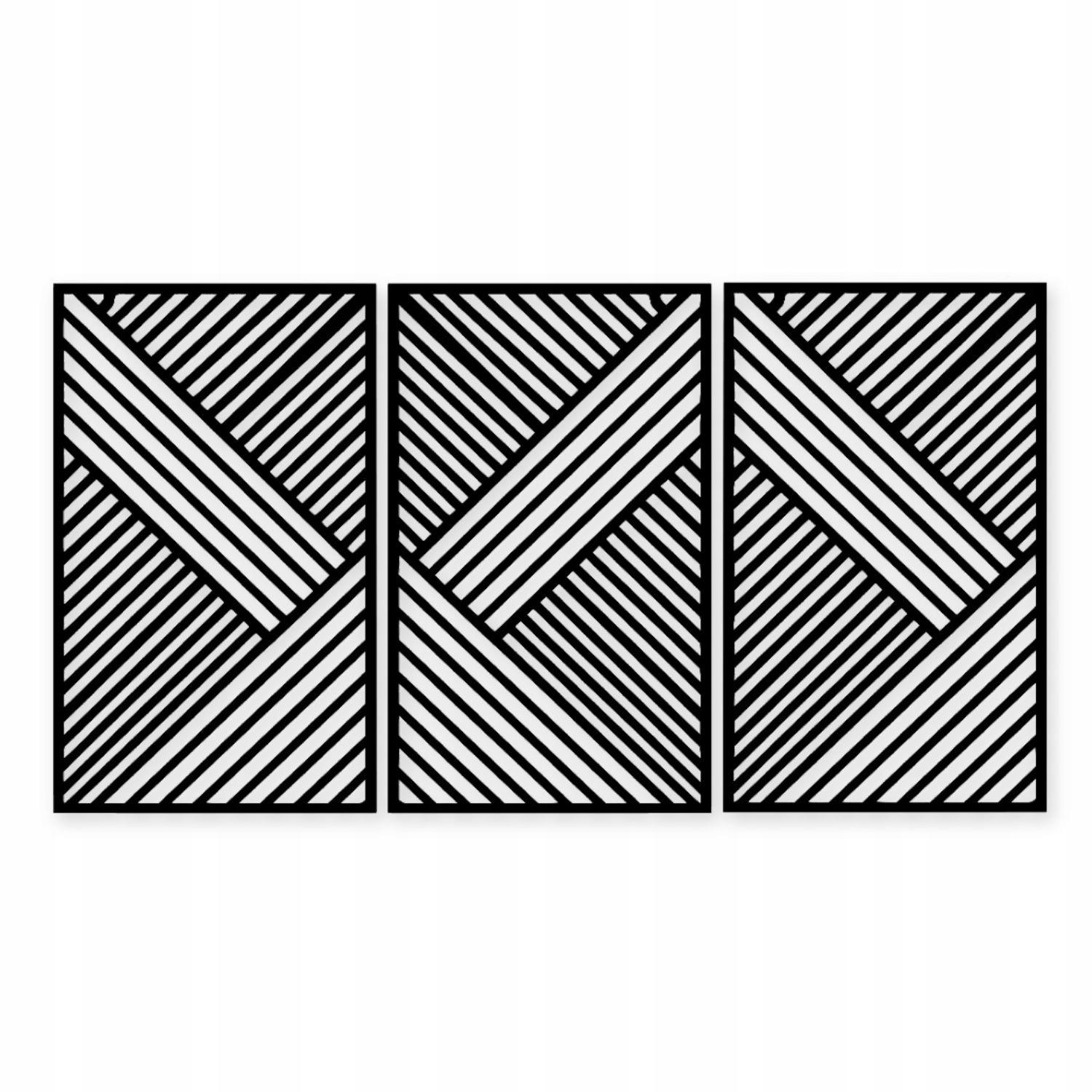 Ažurový Obraz Na Zeď 120 cm Do Obývacího Pokoje Geometrické Tvary Moderní