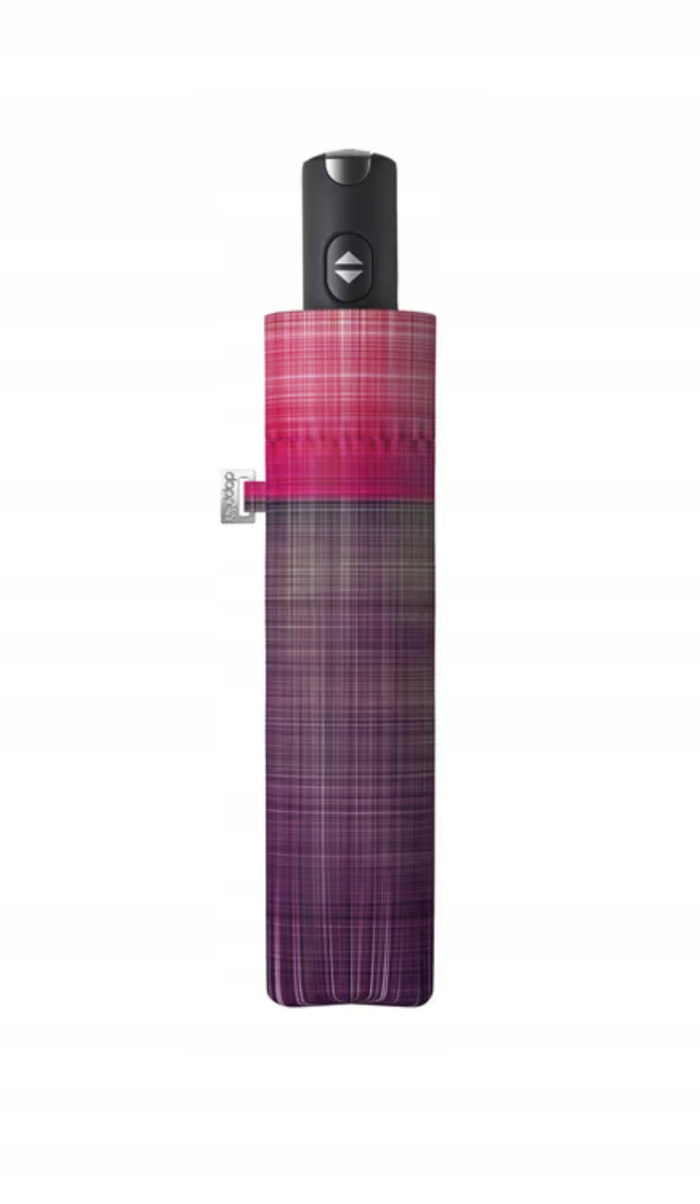 Doppler Carbonsteel Magic Noble Check Pink silný automatický deštník 150 km/h