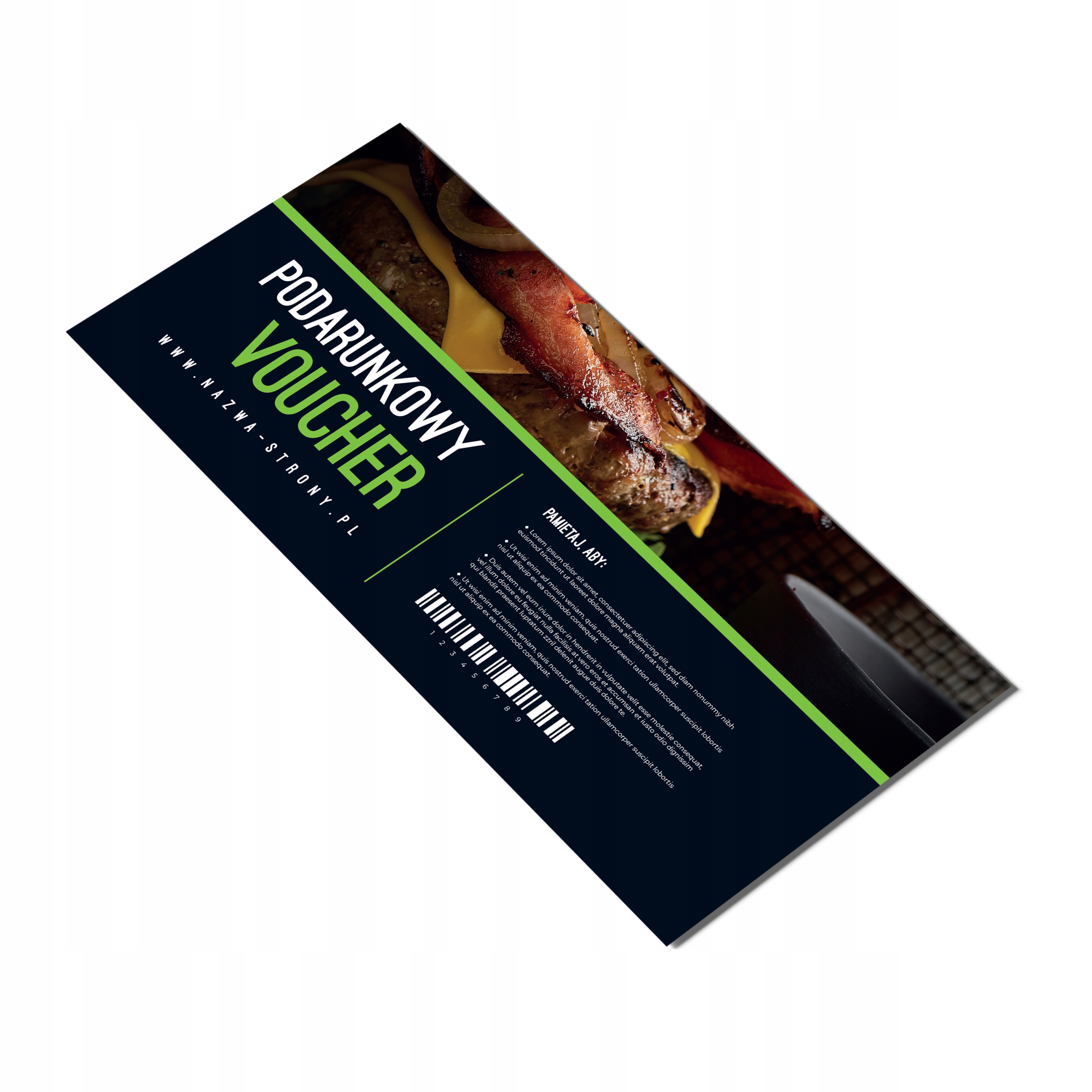 Vouchery upominkowe dowolne zdjęcia matowe 350g DL PROJEKT GRATIS 100 sztuk Format papieru format DL