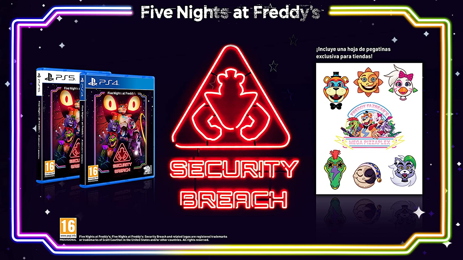 Five Nights at Freddy's Security Breach PS5 EAN 5055277039289