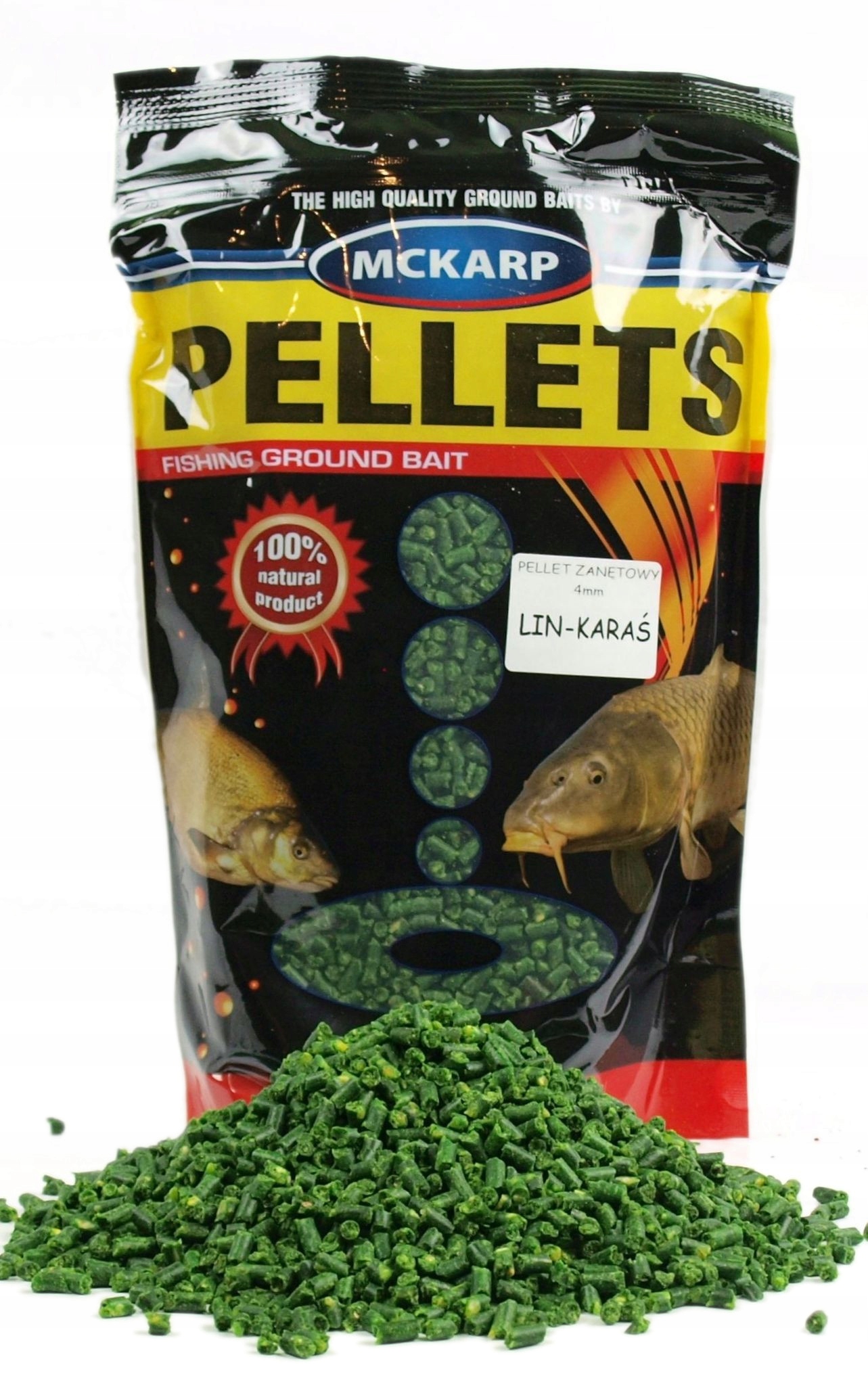 Lin Karaś 4mm Pellet zanętowy 1kg feeder Mckarp