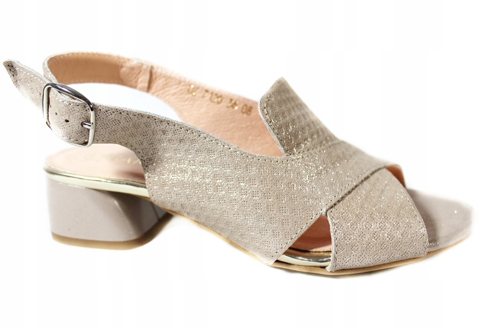 Sandály Gamis 7120 VEL.37 Kůže Zlaté Lico