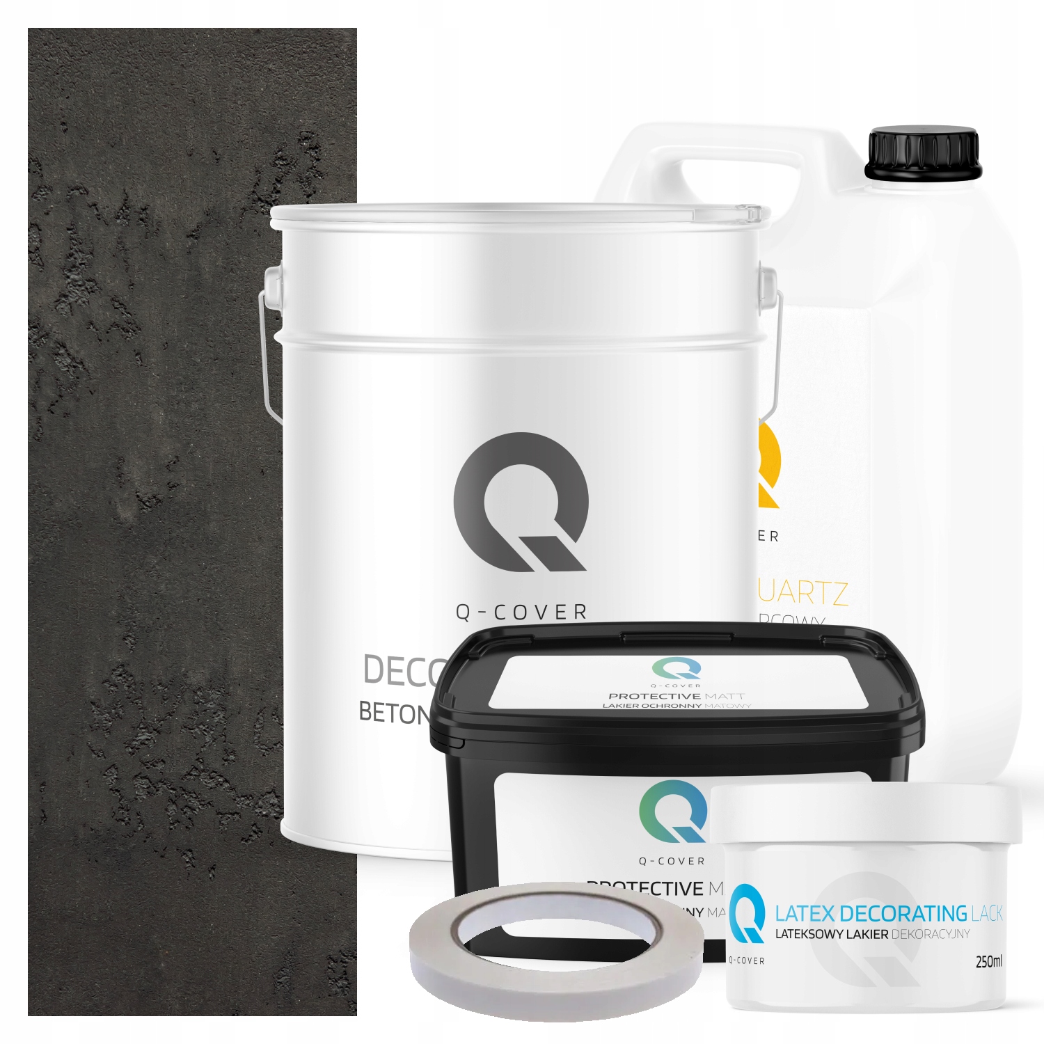 Architektonický Venkovní Beton Set Antracit F267 19 kg Komplet 10 m2