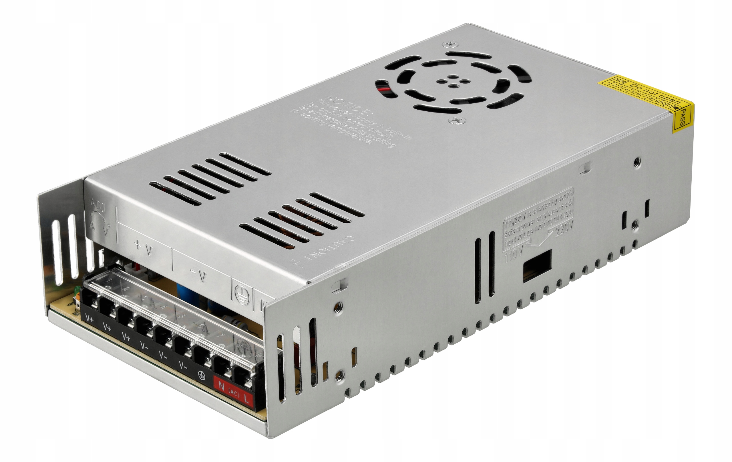 Zasilacz Led 12V 400W 33A Modułowy IP20 Do Taśm Led Cctv Transformator