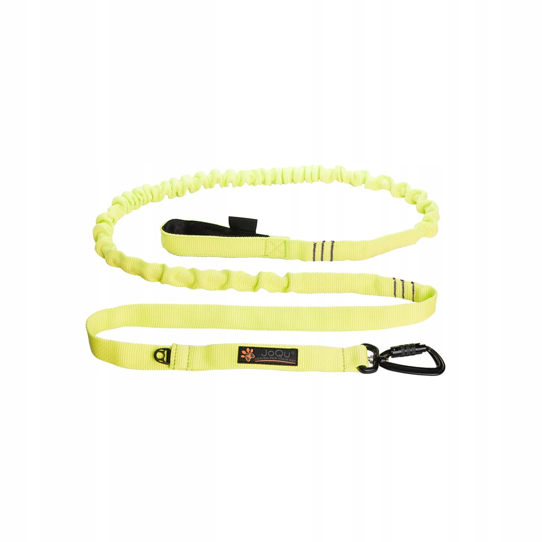 Levně Vodítko S Tlumičem Pro Psa Na Běhání JoQu Canicross Rope Shock Žlutá