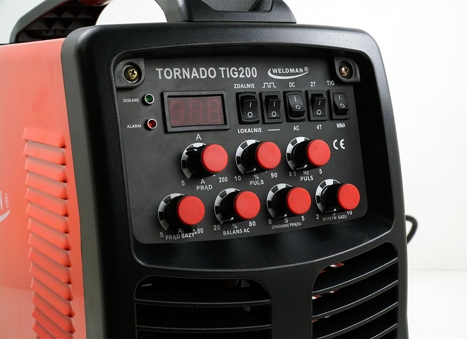 Spawarka z pulsem TIG MMA 200 AC DC HF Aluminium Marka Weldman