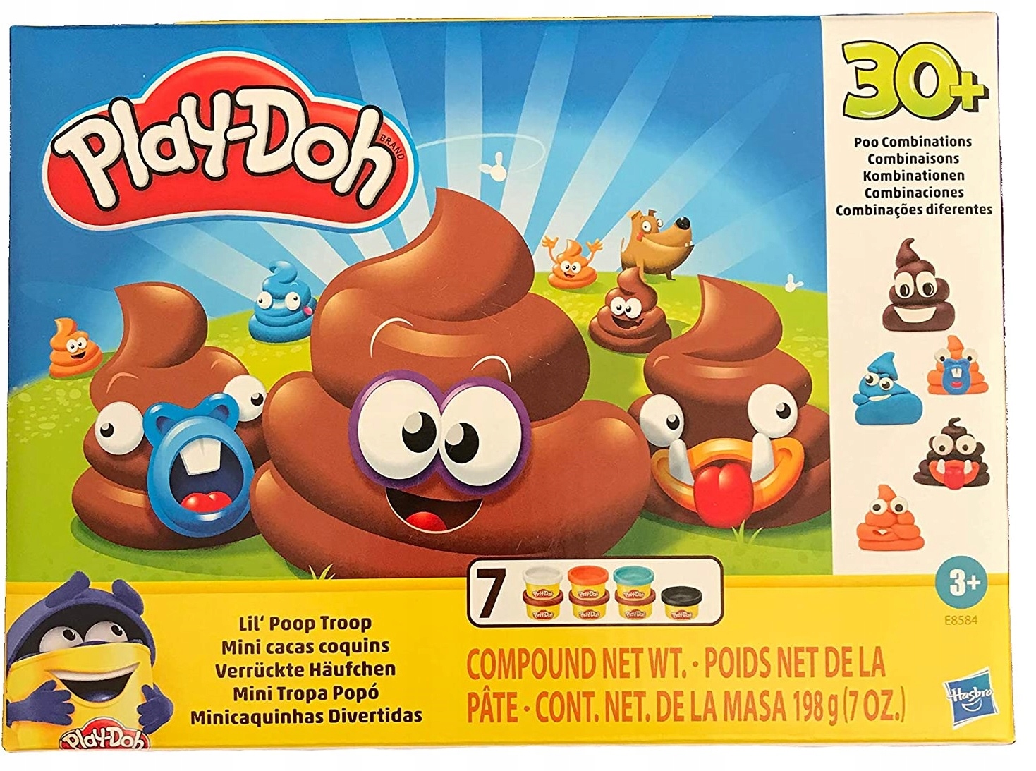 

Play Doh Ciastolina Kupa Zabawy Poop Hasbro 7 Tub