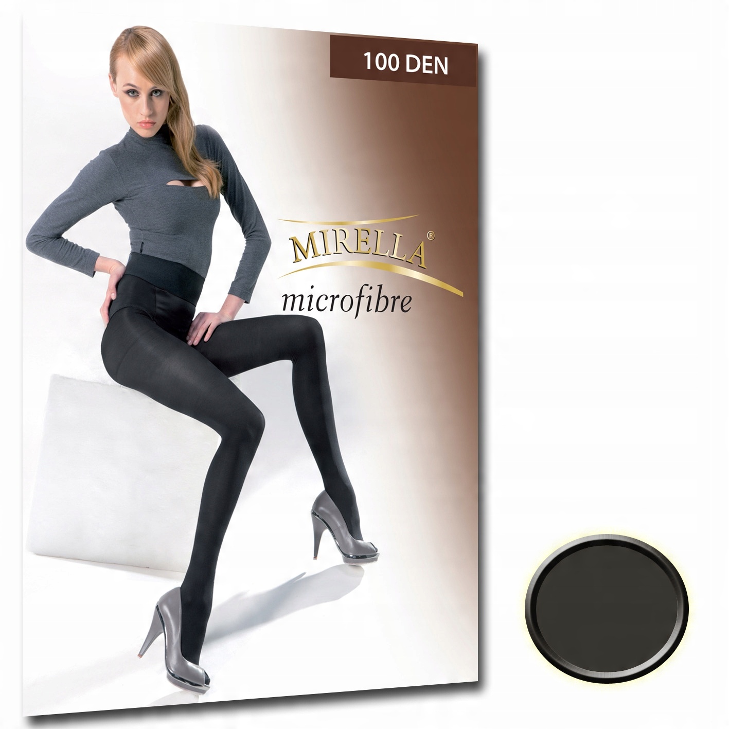 

Mirella Rajstopy microfibra 100 den 2/M Grafit